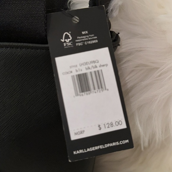 *SOLD* Karl Lagerfeld Paris Black Armored Crossbody bag NWT - Picture 5 of 16